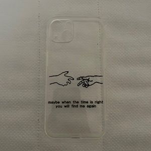 Clear iPhone 13 Case | “Maybe When The Time Is Right You’ll Find Me Again”